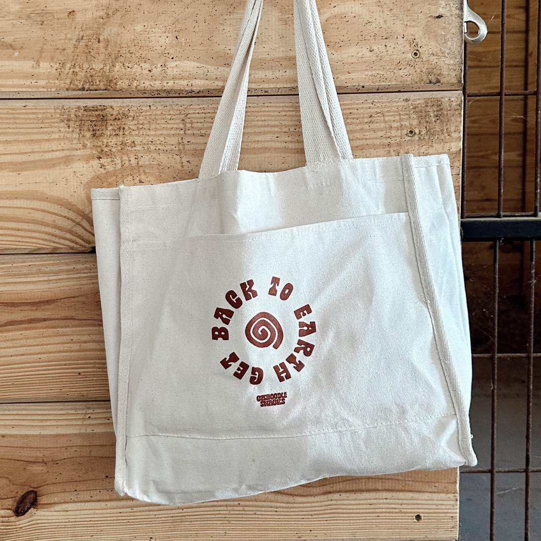 Barn + Book tote